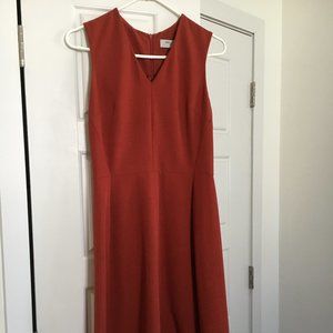 MM LaFleur Annie Dress Brick Red
